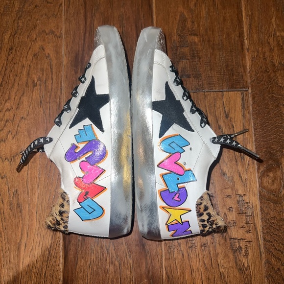 Golden Goose custom super-star size 6 - like new - Picture 6 of 10